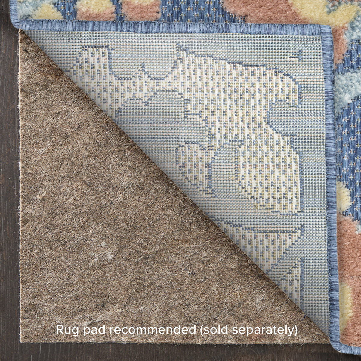 Aloha ALH17 Blue Rose Rug