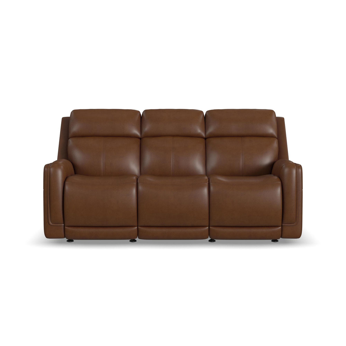 Alister Leather Power Gliding Sofa with Power Headrests & Lumbar