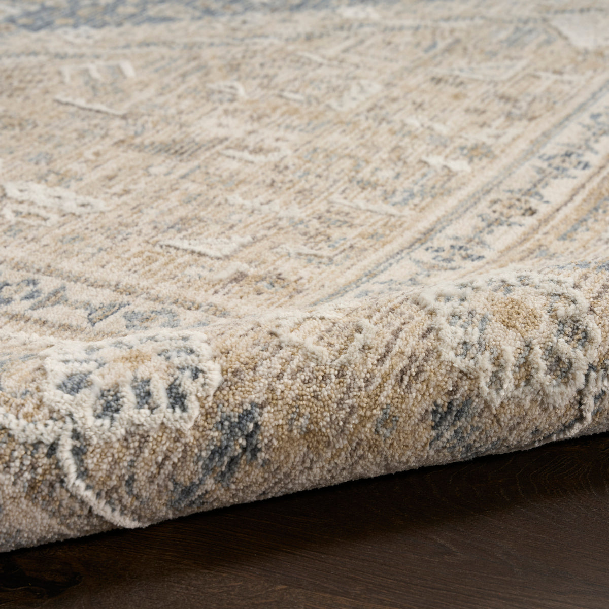 Retreat RET03 Ivory Blue Rug