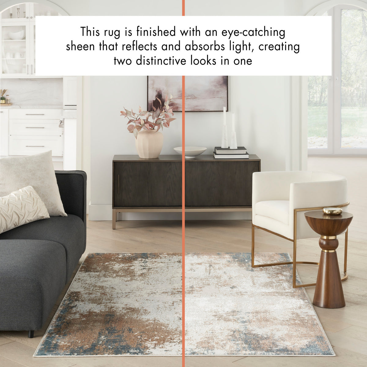 Glitz GLZ06 Taupe Multicolor Rug