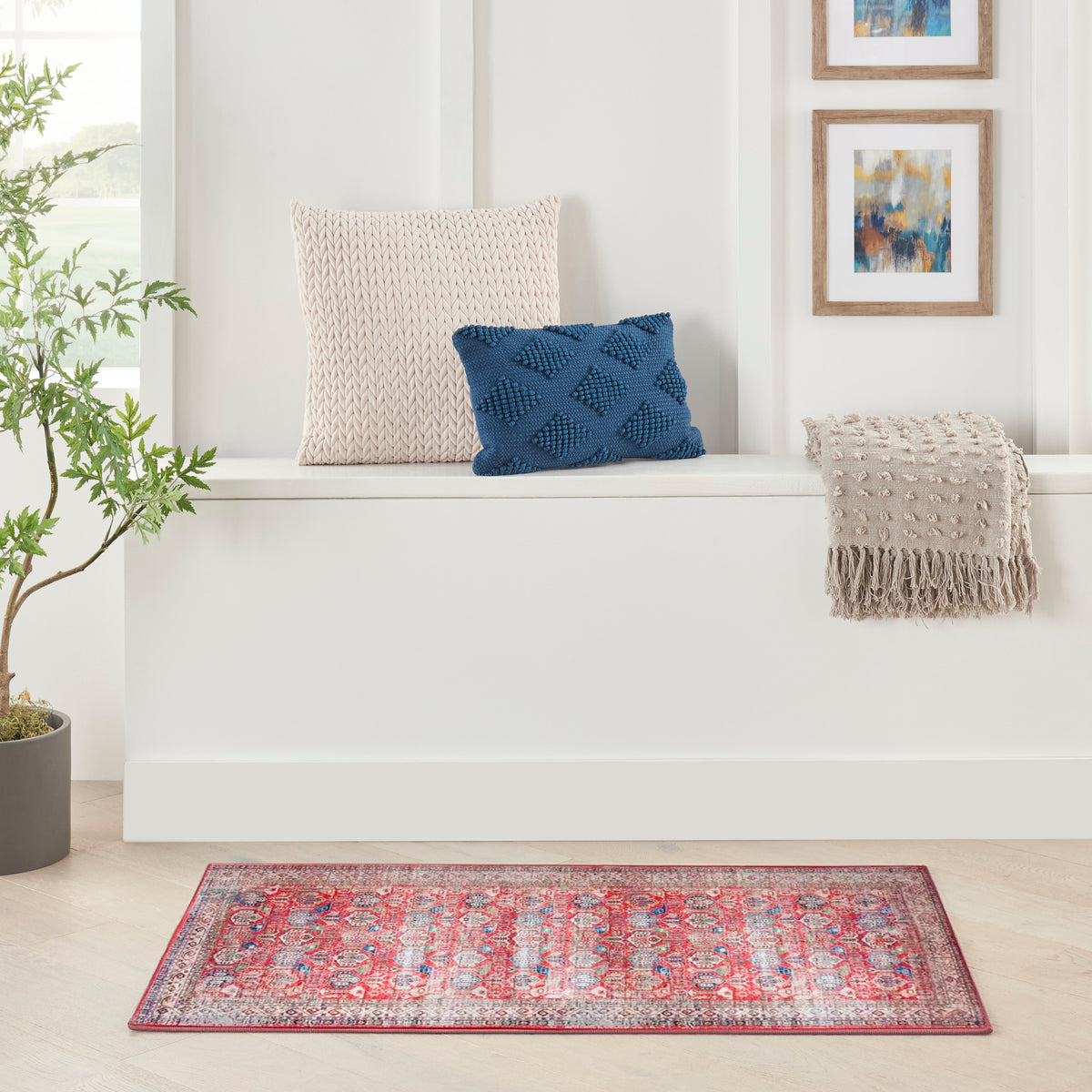 Fulton FUL09 Red Rug