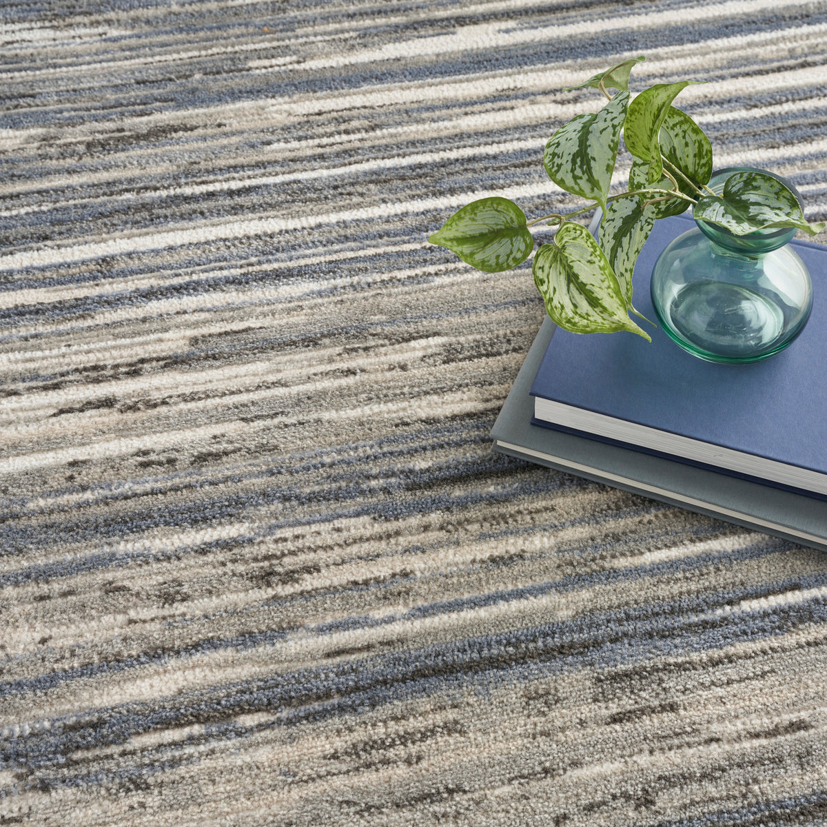 Serenity Home SRH03 Ivory Grey Blue Rug
