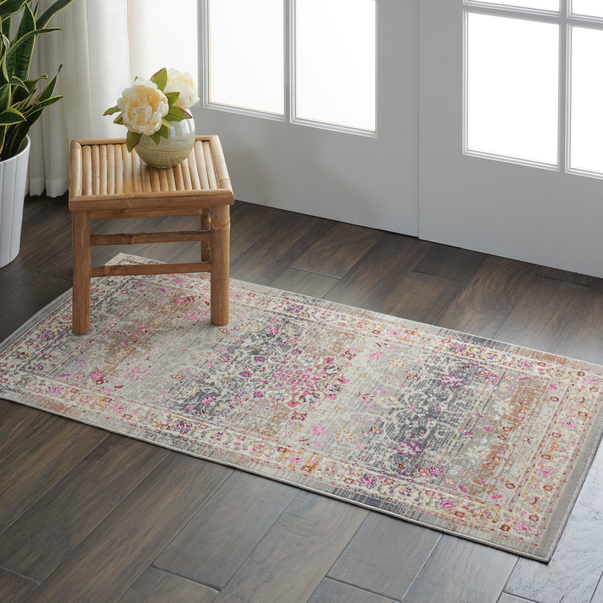 Vintage Kashan VKA01 Grey Rug