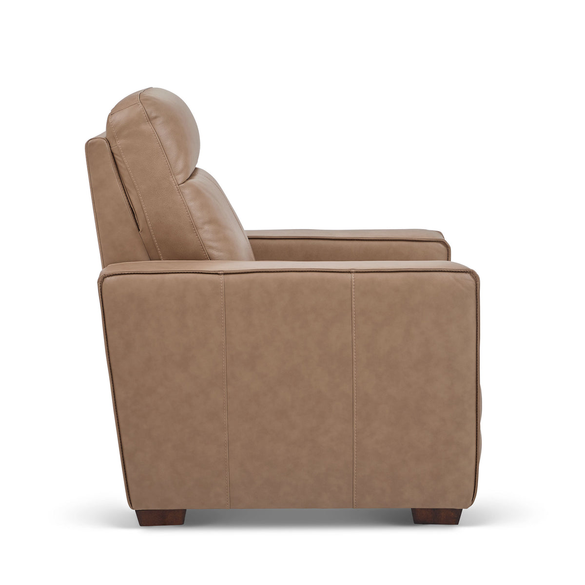 Dutch Leather Power Recliner with Power Headrest & Lumbar