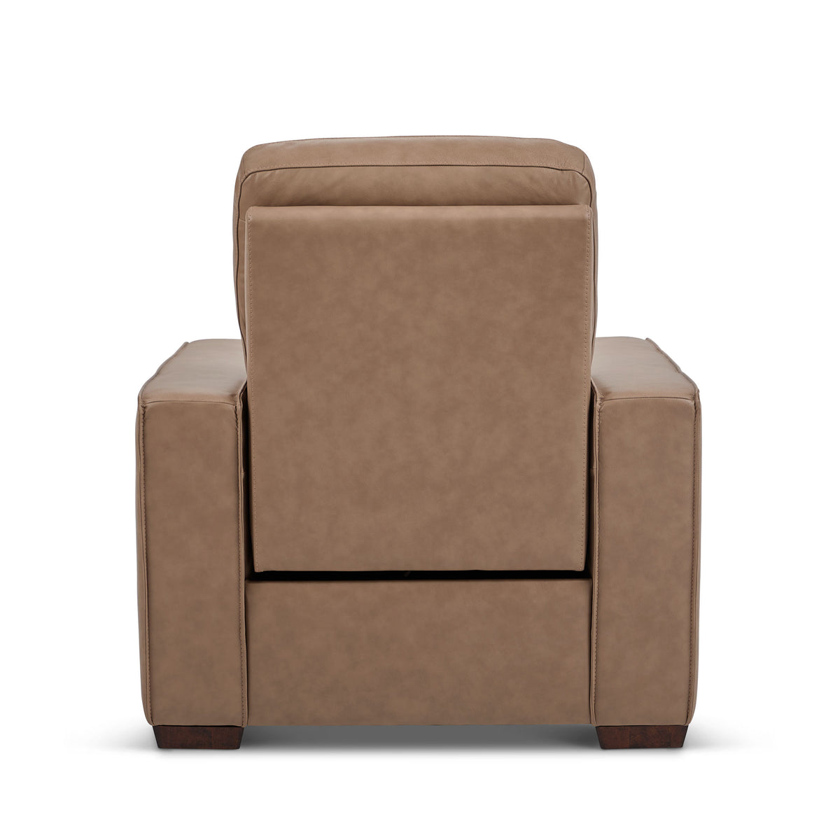 Dutch Leather Power Recliner with Power Headrest & Lumbar
