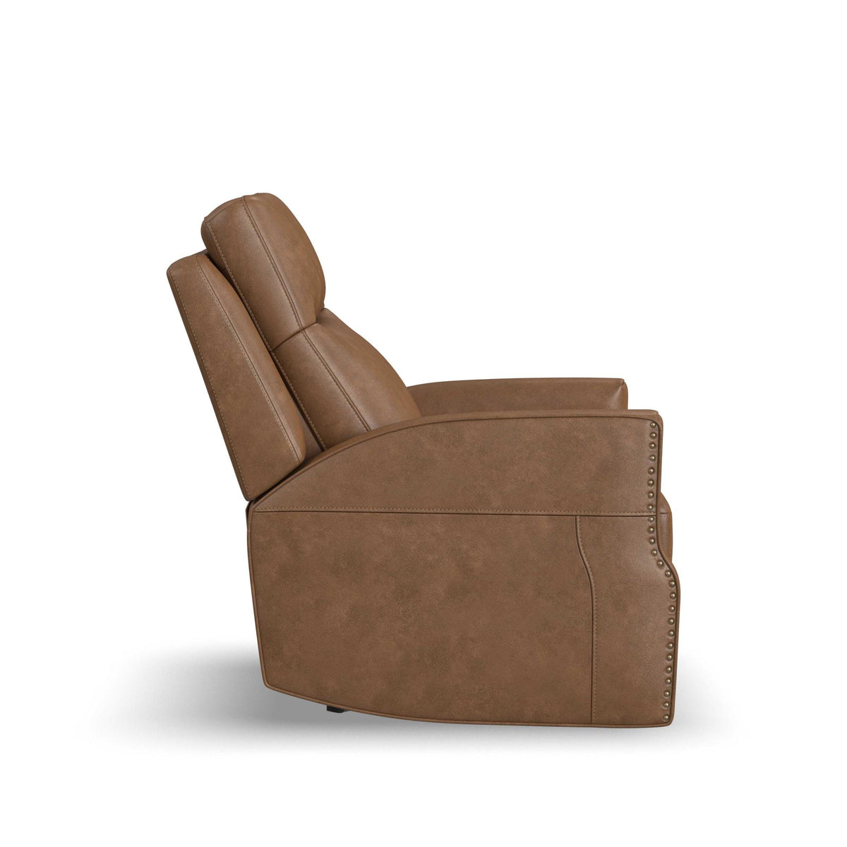 Maxwell Leather Power Gliding Recliner with Power Headrest and Lumbar
