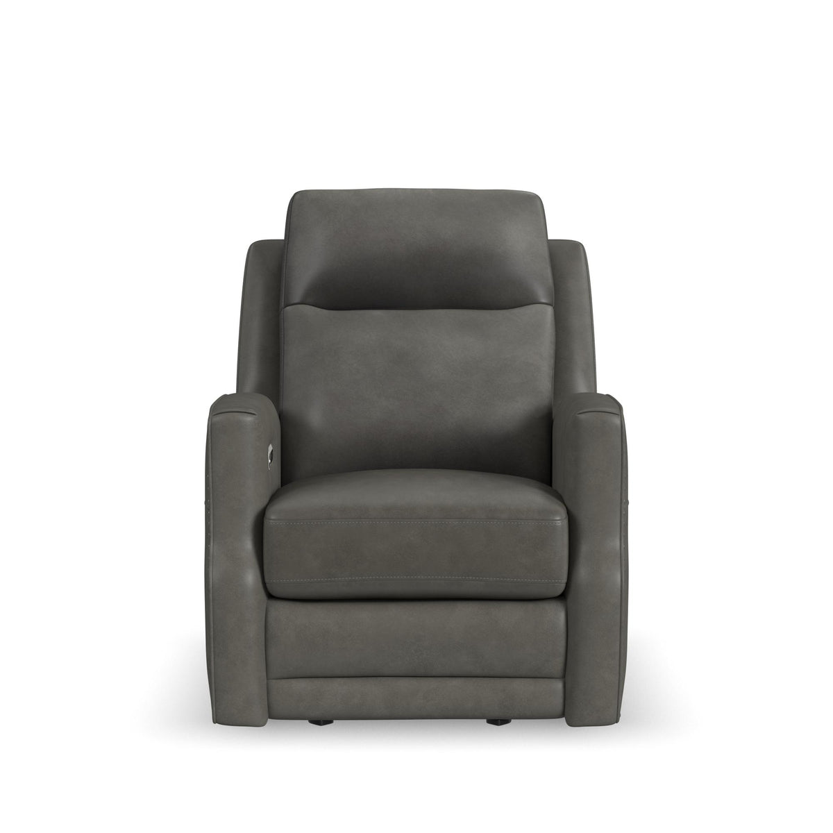 Maxwell Leather Power Gliding Recliner with Power Headrest and Lumbar