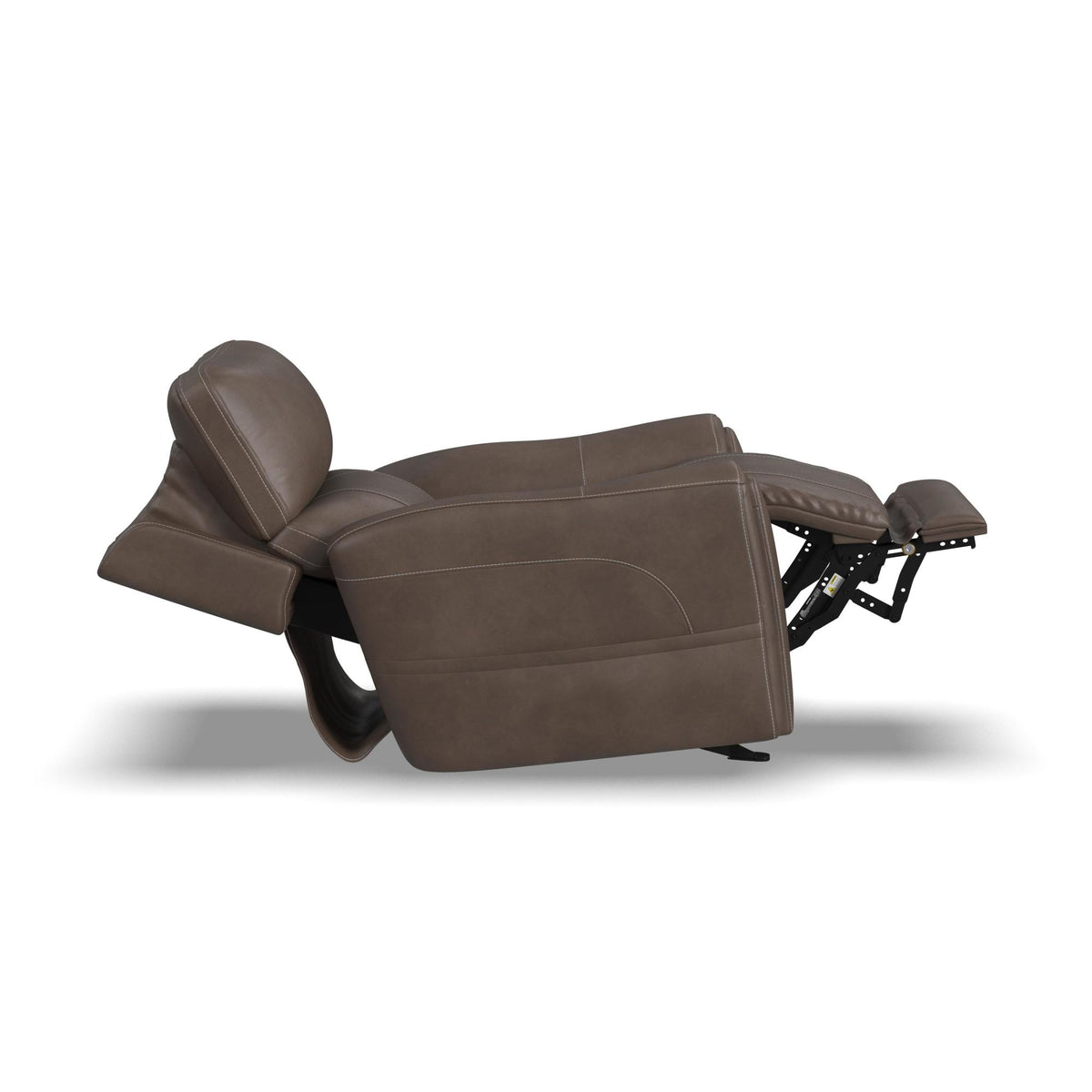 Carter Fabric Power Rocking Recliner with Power Headrest, Lumbar, Heat & Massage