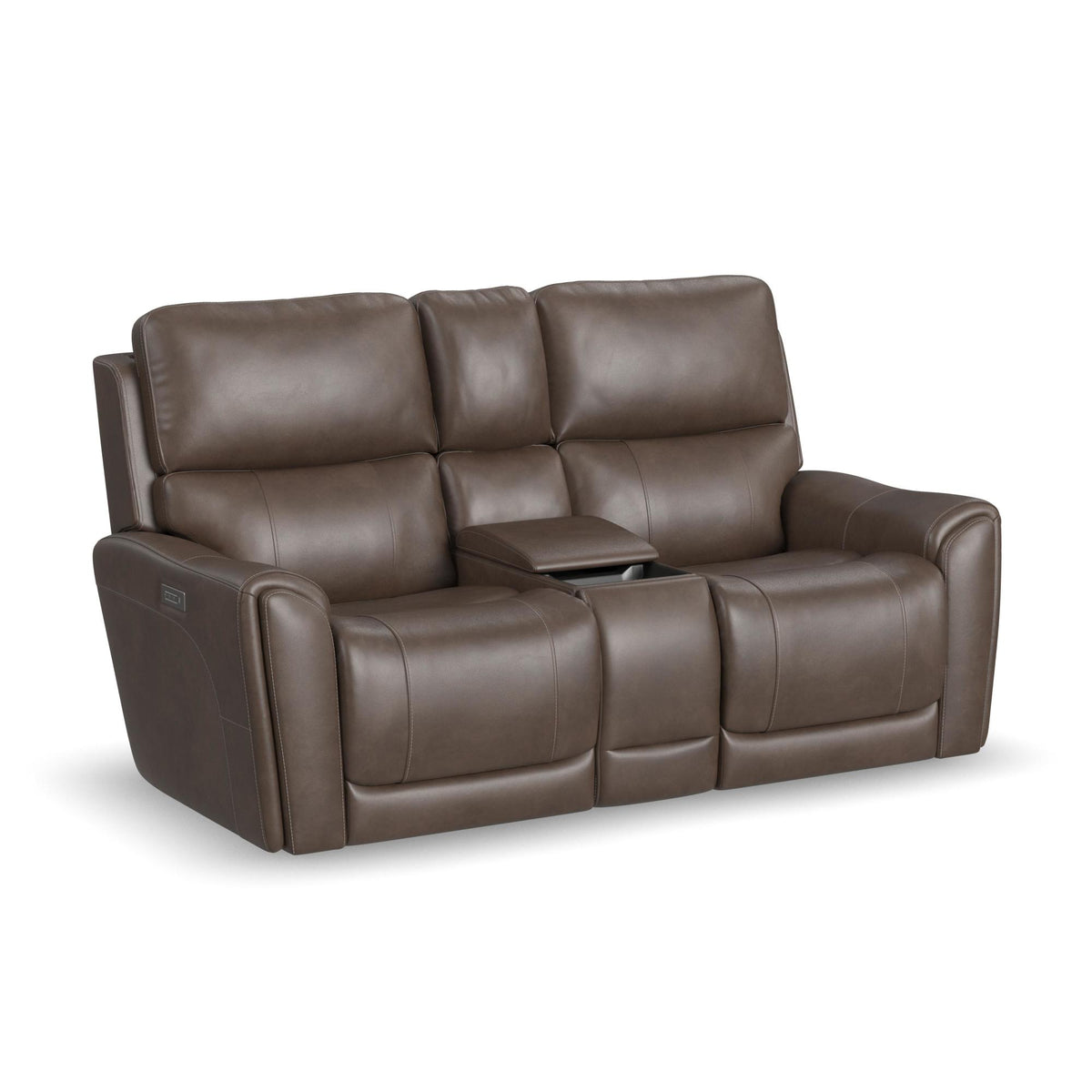 Carter Fabric Power Reclining Loveseat with Console & Power Headrests & Lumbar