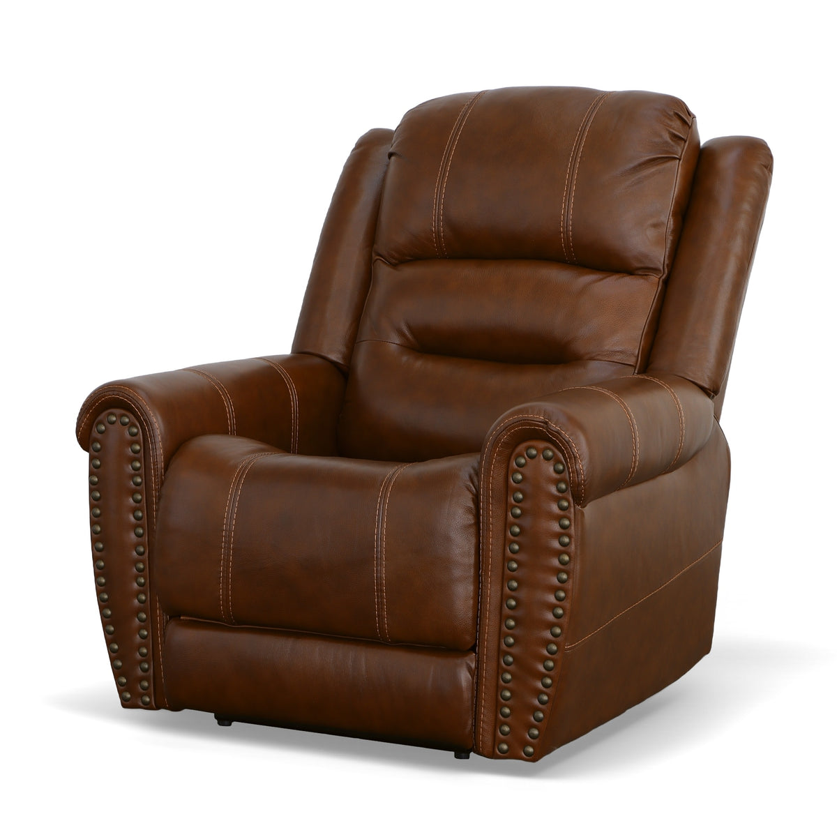 Oscar Leather Power Recliner with Power Headrest