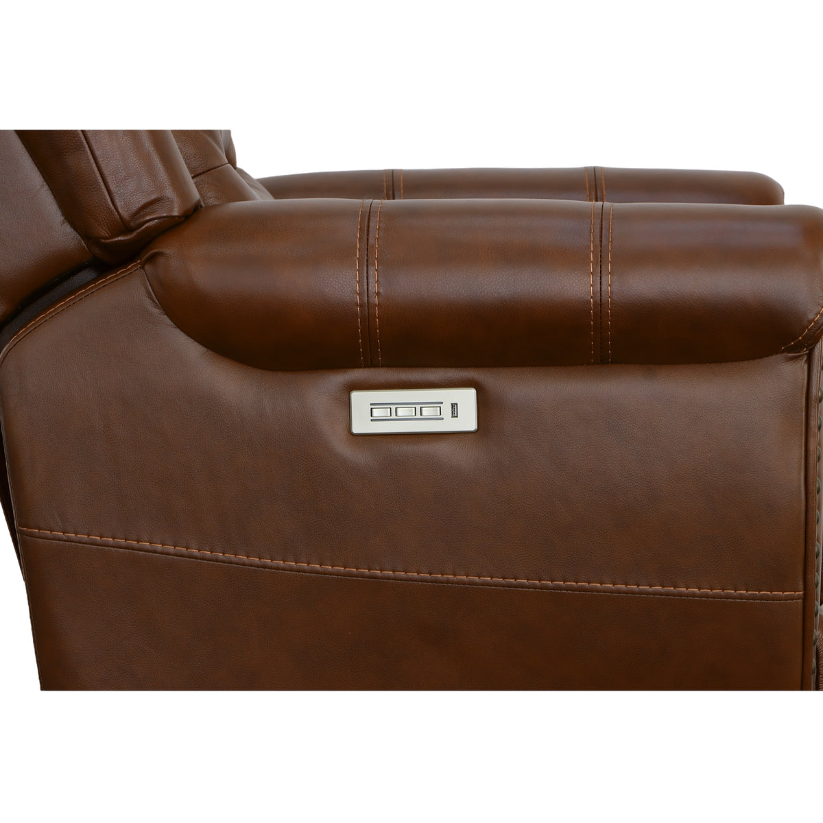 Oscar Leather Power Recliner with Power Headrest