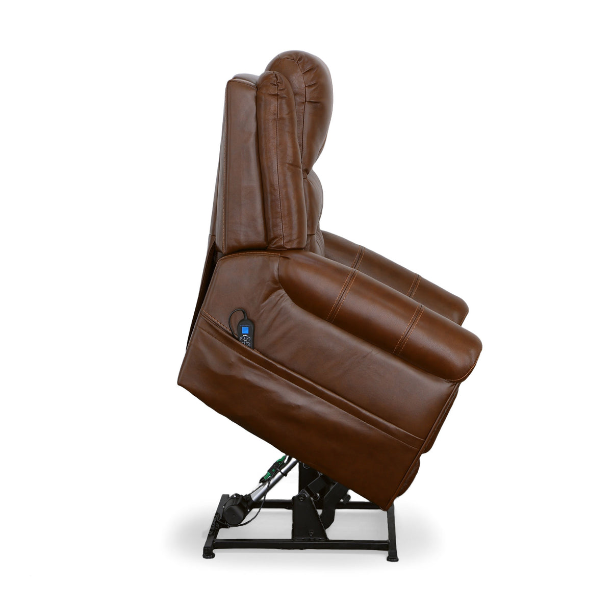 Oscar Leather Power Lift Recliner with Right-Hand Control & Power Headrest