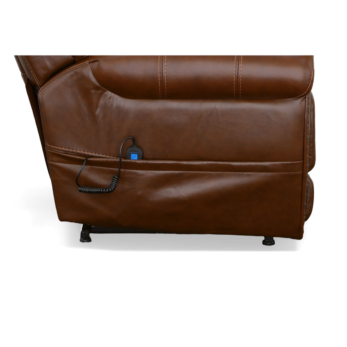 Oscar Leather Power Lift Recliner with Right-Hand Control & Power Headrest