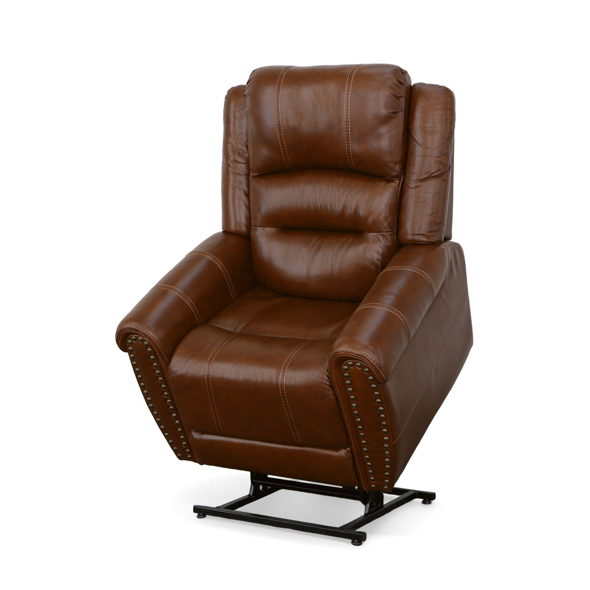 Oscar Leather Power Lift Recliner with Right-Hand Control & Power Headrest
