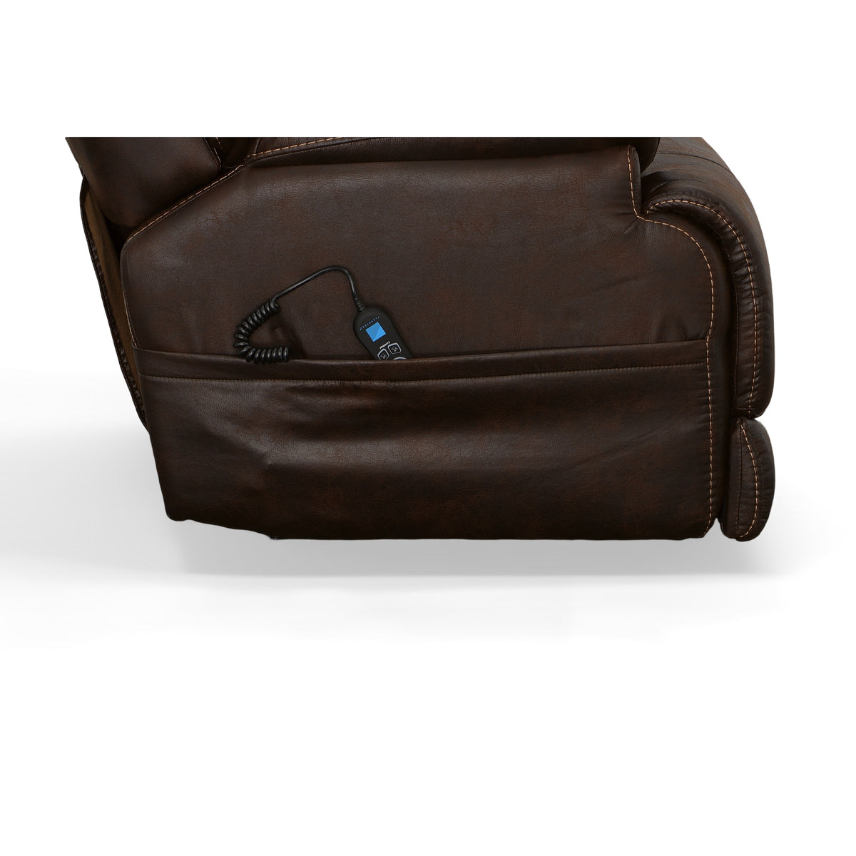 Clive Fabric Power Recliner with Power Headrest & Lumbar