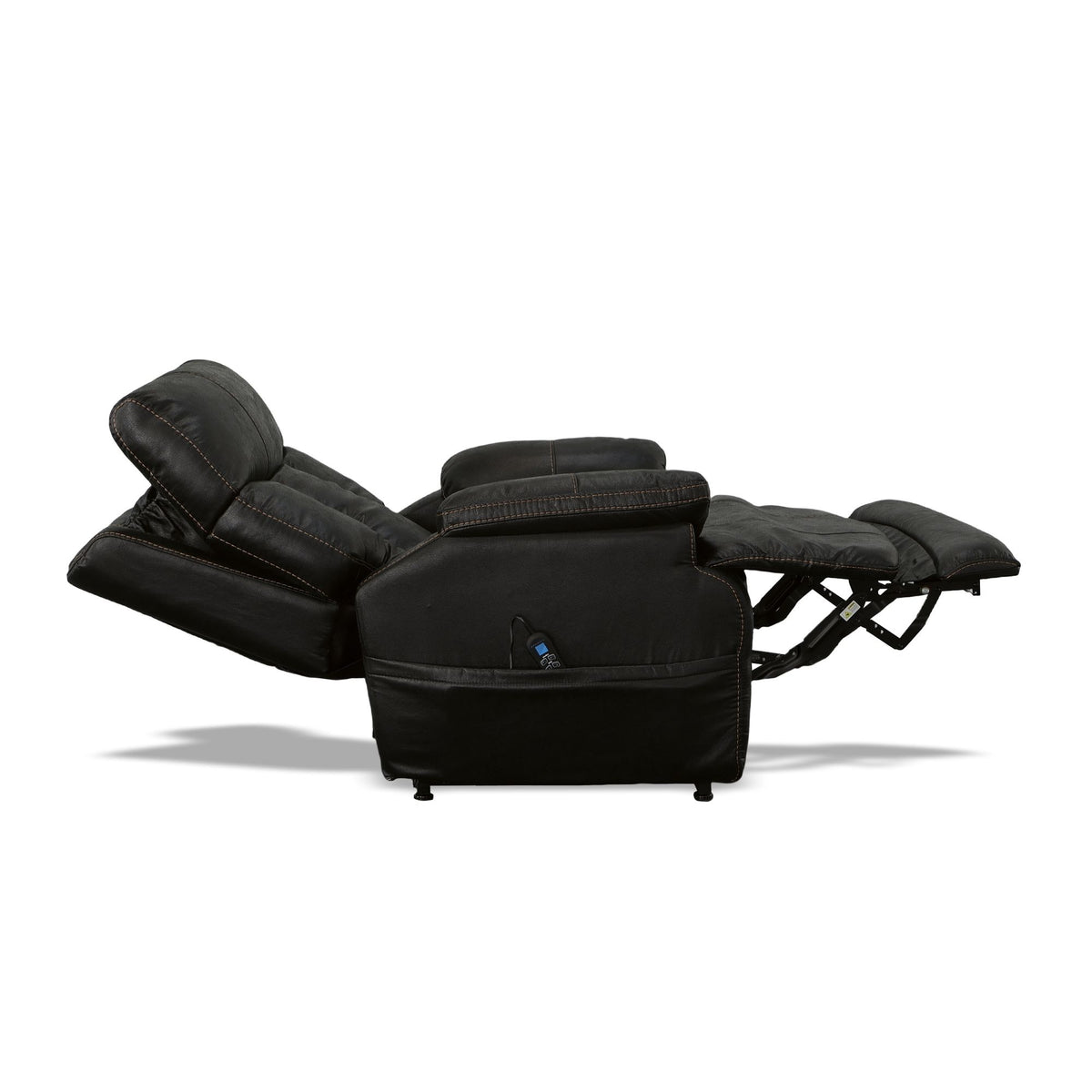 Clive Fabric Power Lift Recliner with Power Headrest & Lumbar