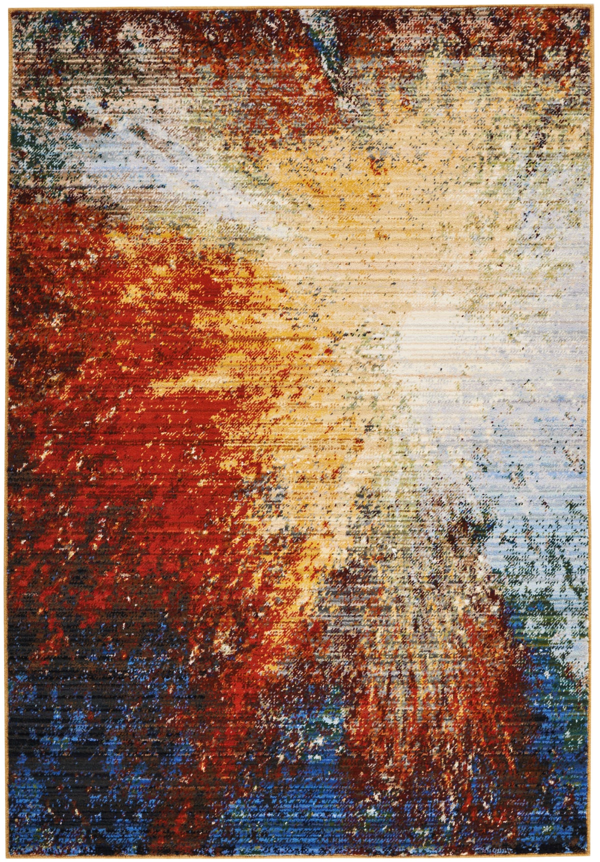 Chroma CRM02 Red Flare Rug