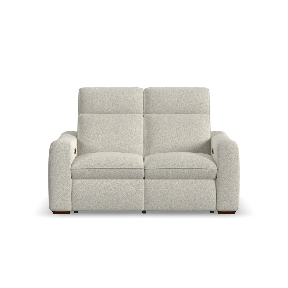 Ava Fabric Power Reclining Loveseat with Power Headrest & Lumbar