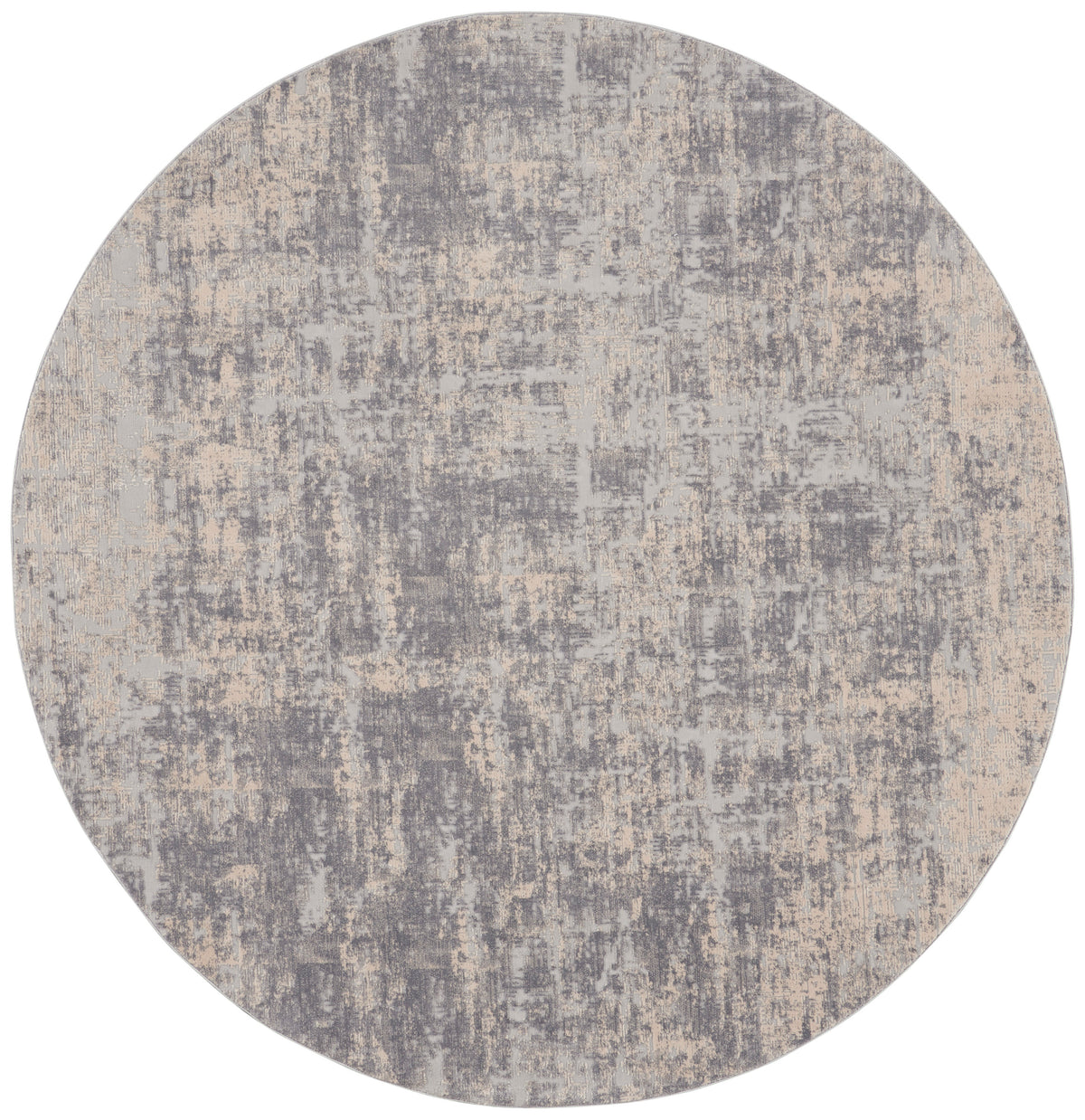 Rustic Textures RUS01 Ivory/Silver Rug