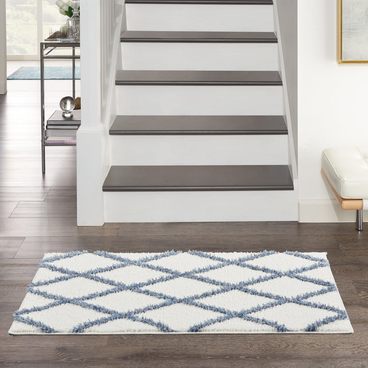 Feather Soft FEA01 Ivory Blue Rug