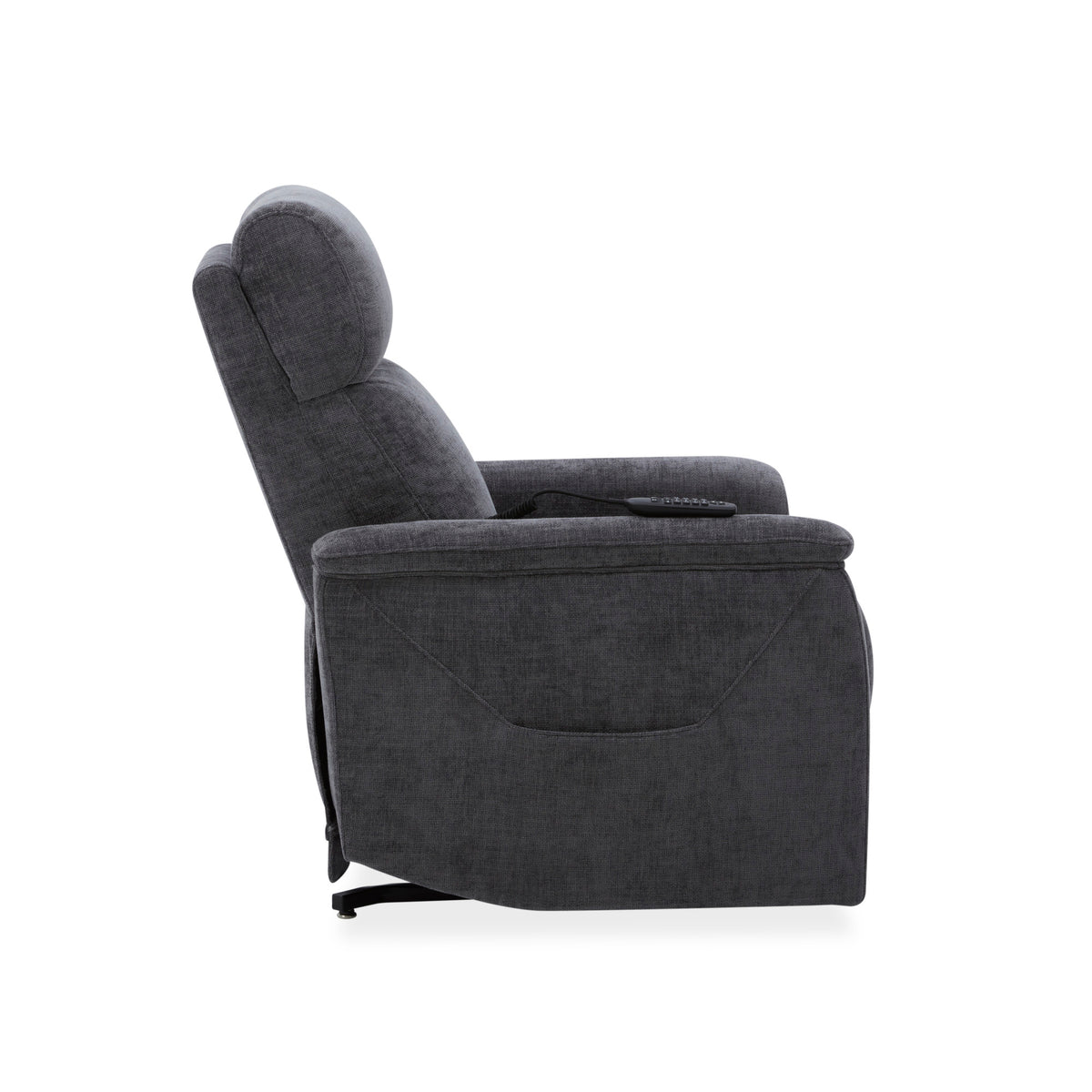 Luma Petite Fabric Power Lift Recliner with Power Headrest, Lumbar, Heat & Massage