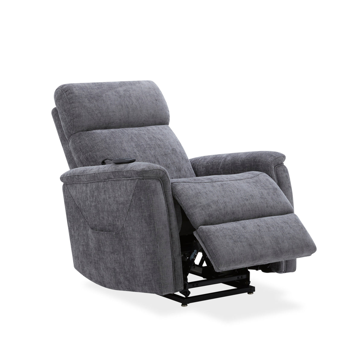 Luma Petite Fabric Power Lift Recliner with Power Headrest, Lumbar, Heat & Massage
