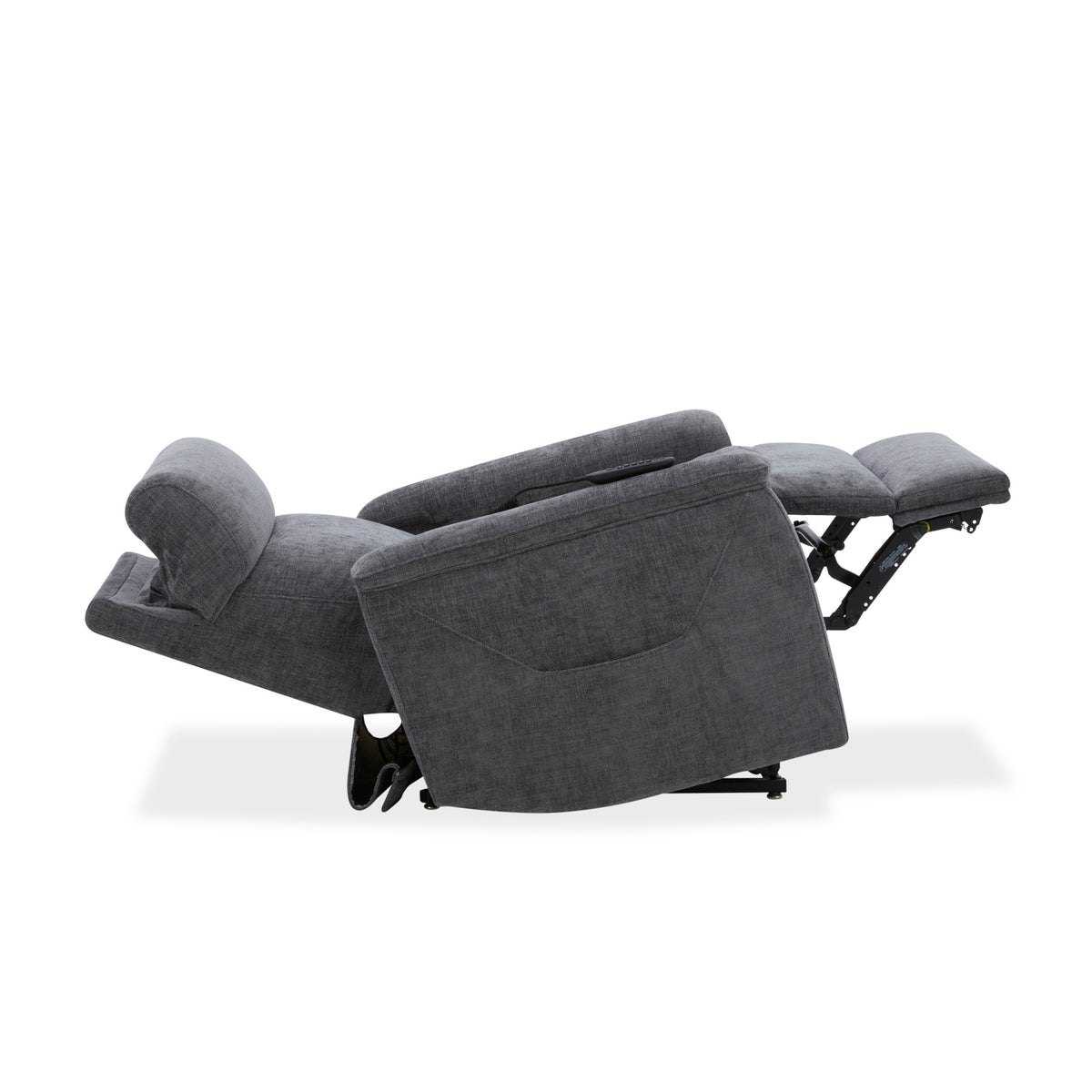 Luma Petite Fabric Power Lift Recliner with Power Headrest, Lumbar, Heat & Massage