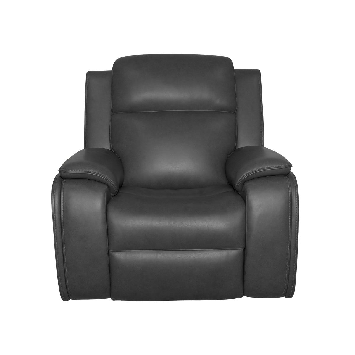 Ziggy Leather Power Recliner with Power Headrest, Lumbar, Heat & Massage
