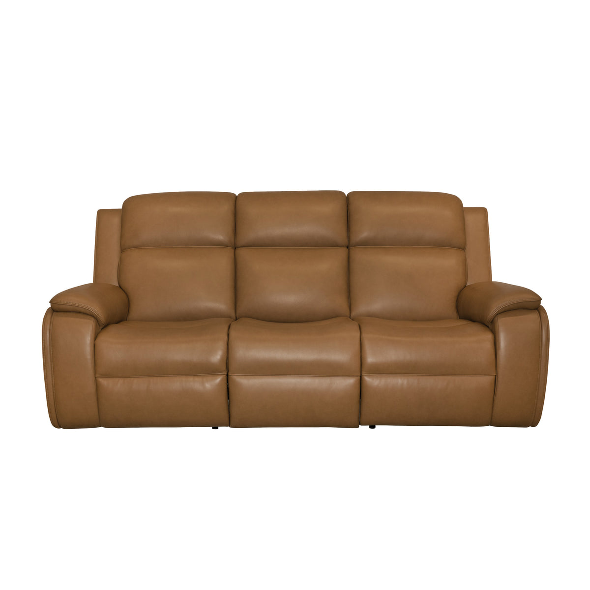 Ziggy Leather Power Reclining Sofa with Power Headrest, Lumbar, Heat & Massage