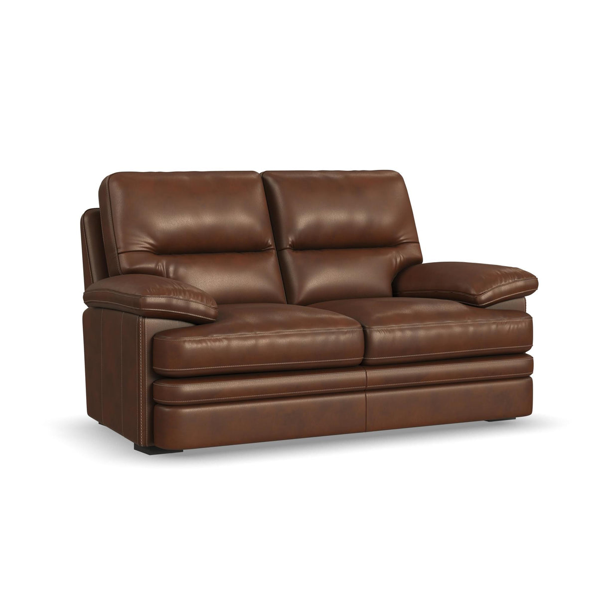 David Leather Loveseat