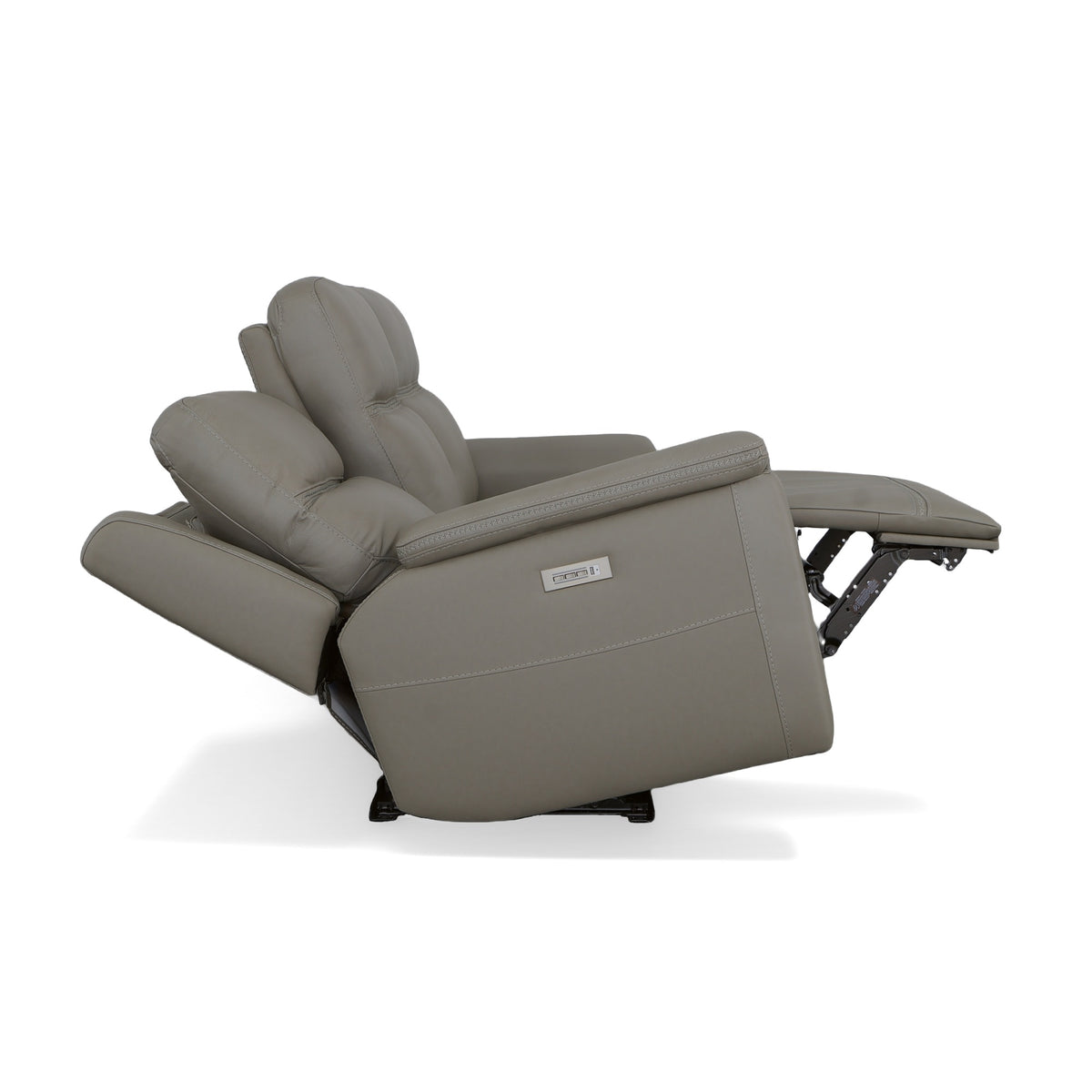 Sawyer Leather Power Reclining Sofa with Power Headrests & Lumbar