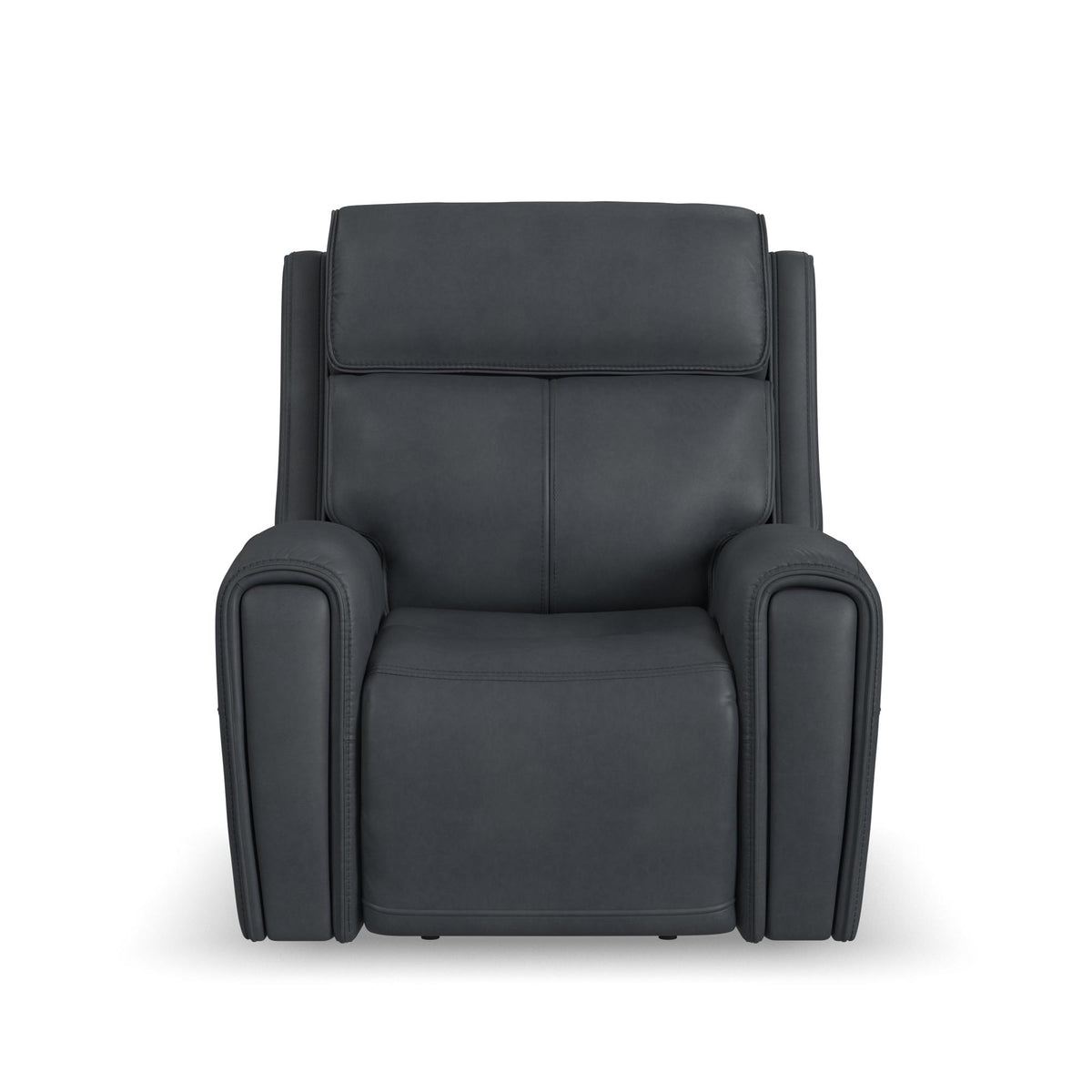 Warren Leather Power Recliner with Power Headrest & Lumbar