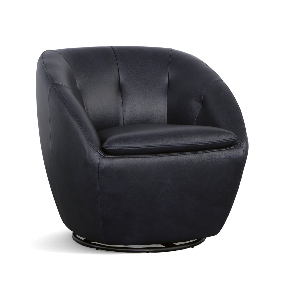 Wade Leather Swivel Chair