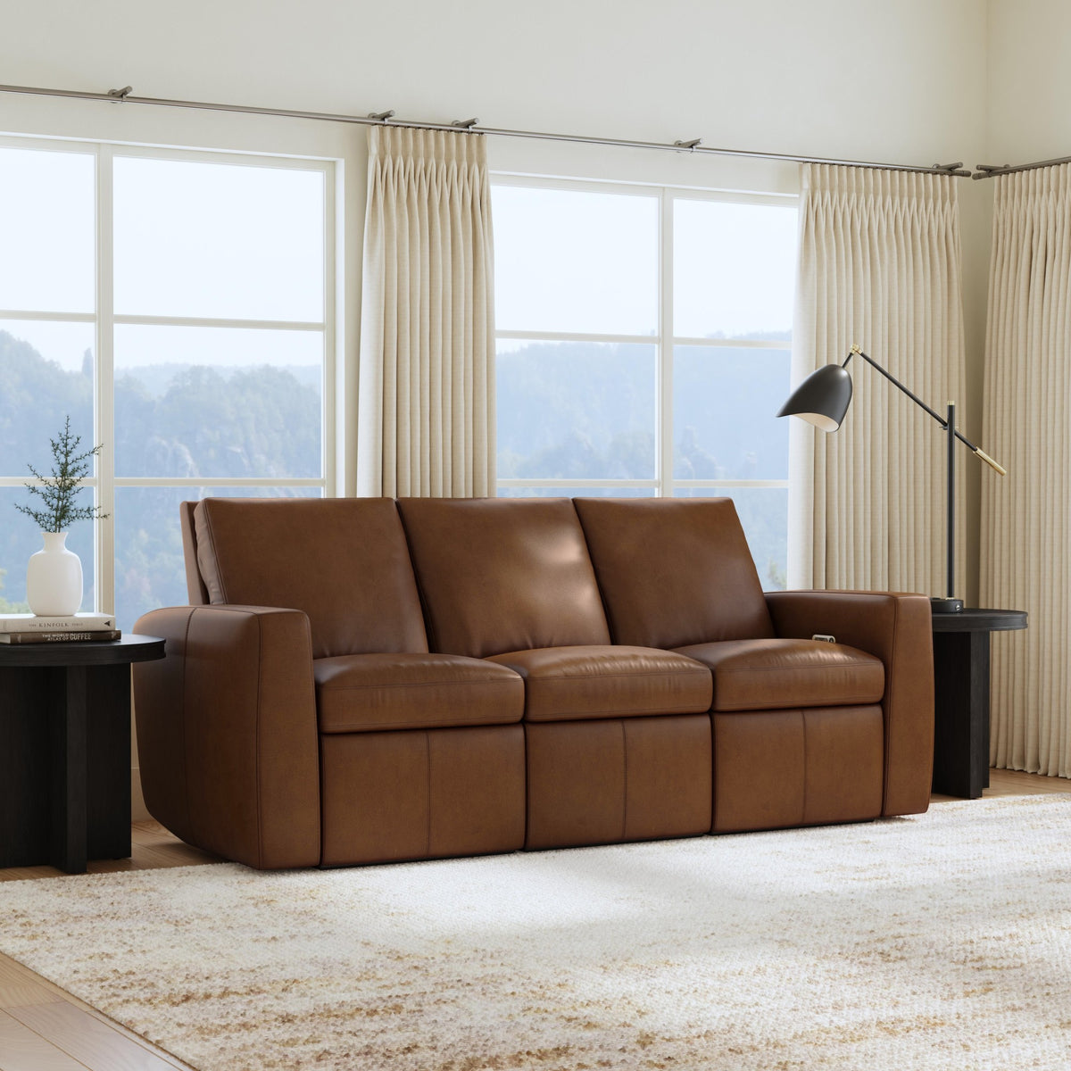 Aria Leather Power Reclining Sofa