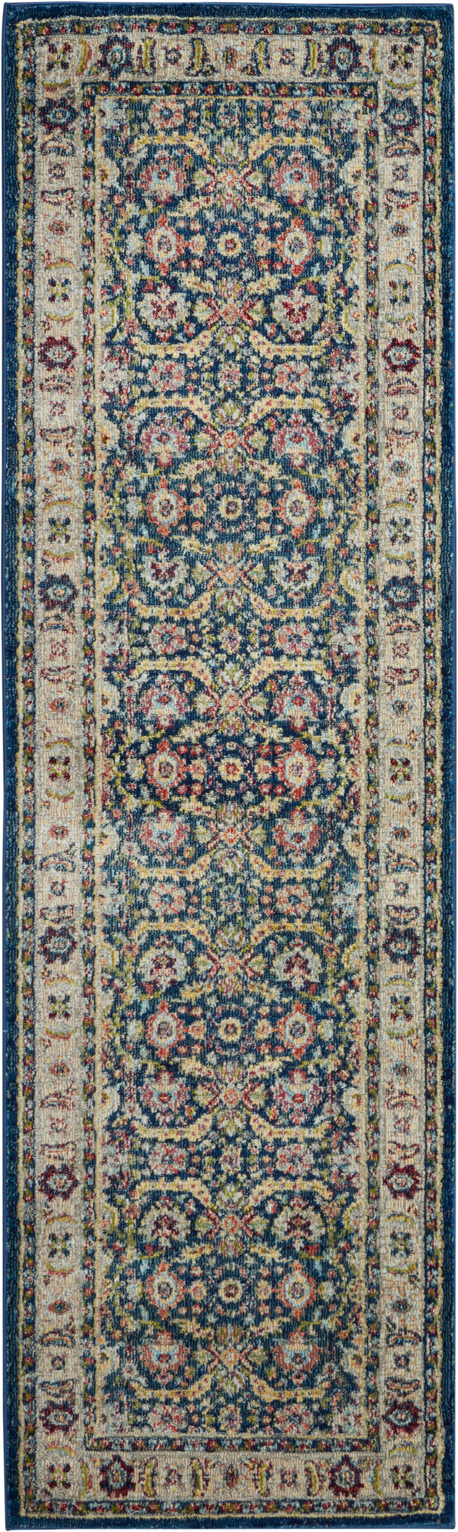 Ankara Global ANR13 Navy Multicolor Rug