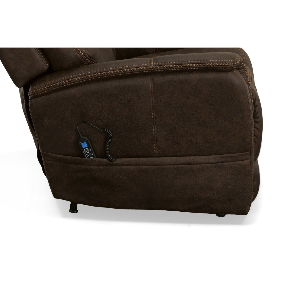 Atlas Fabric Power Lift Recliner with Power Headrest & Lumbar
