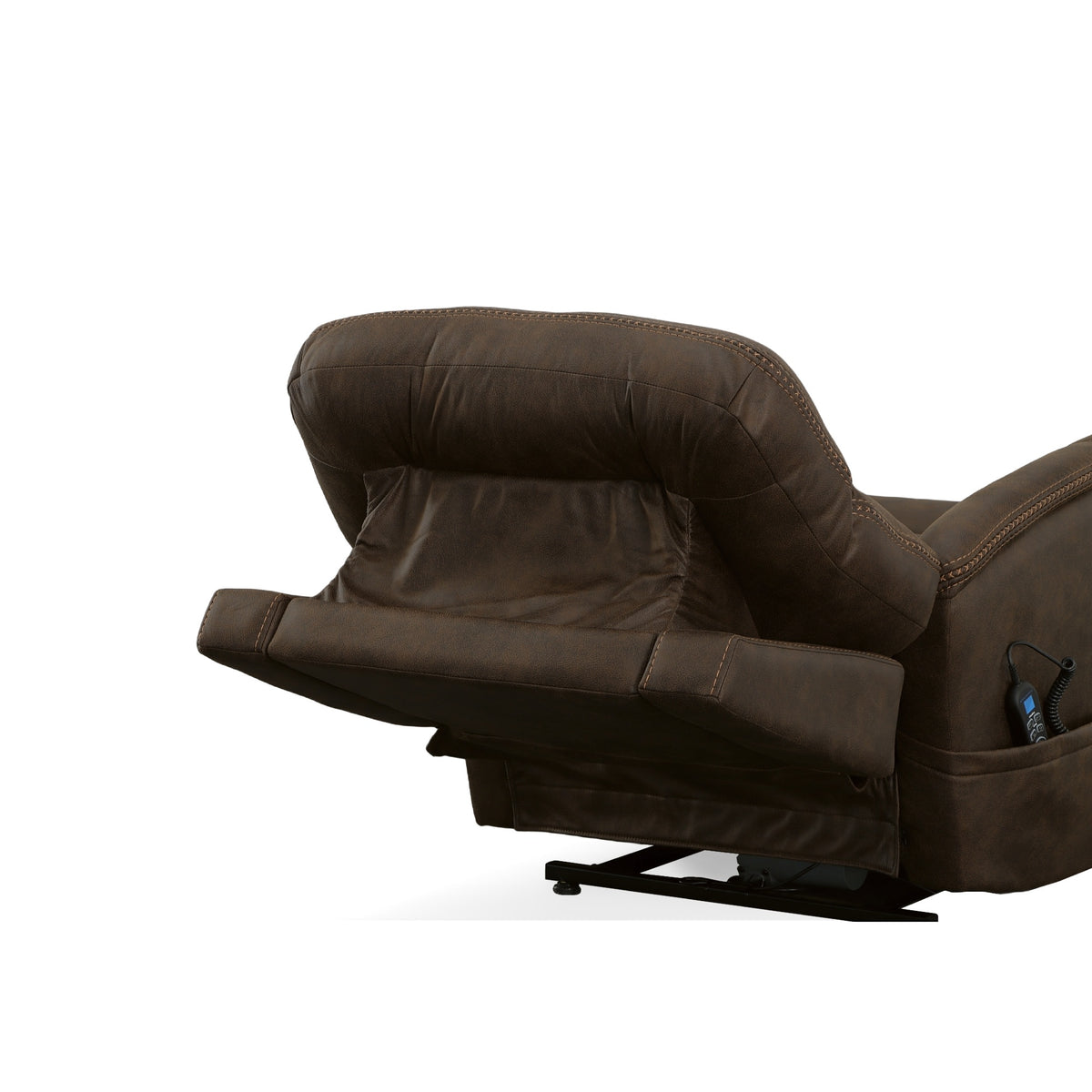 Atlas Fabric Power Lift Recliner with Power Headrest & Lumbar