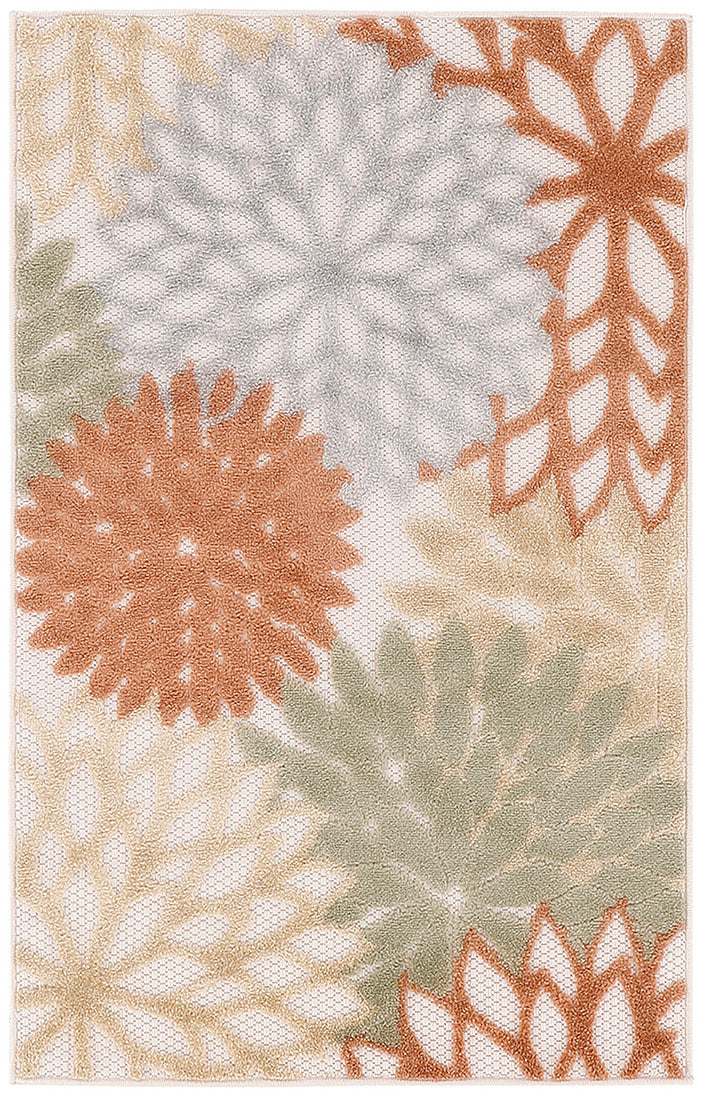 Aloha ALH05 Ivory Multicolor Rug