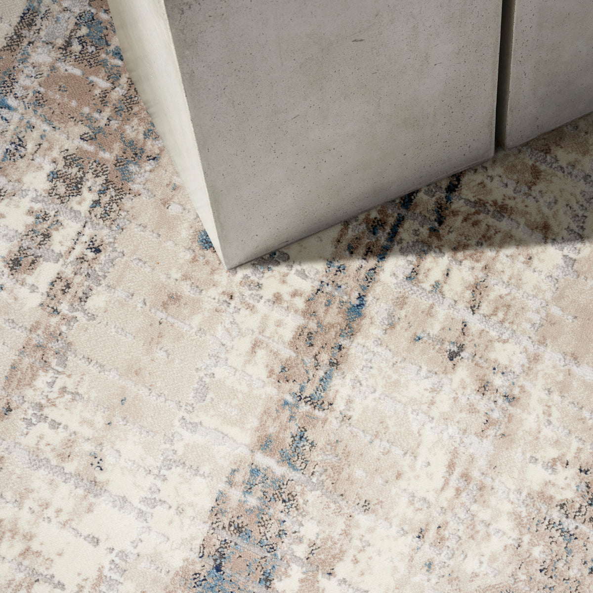 CK022 Infinity IFN02 Ivory Grey Blue Rug