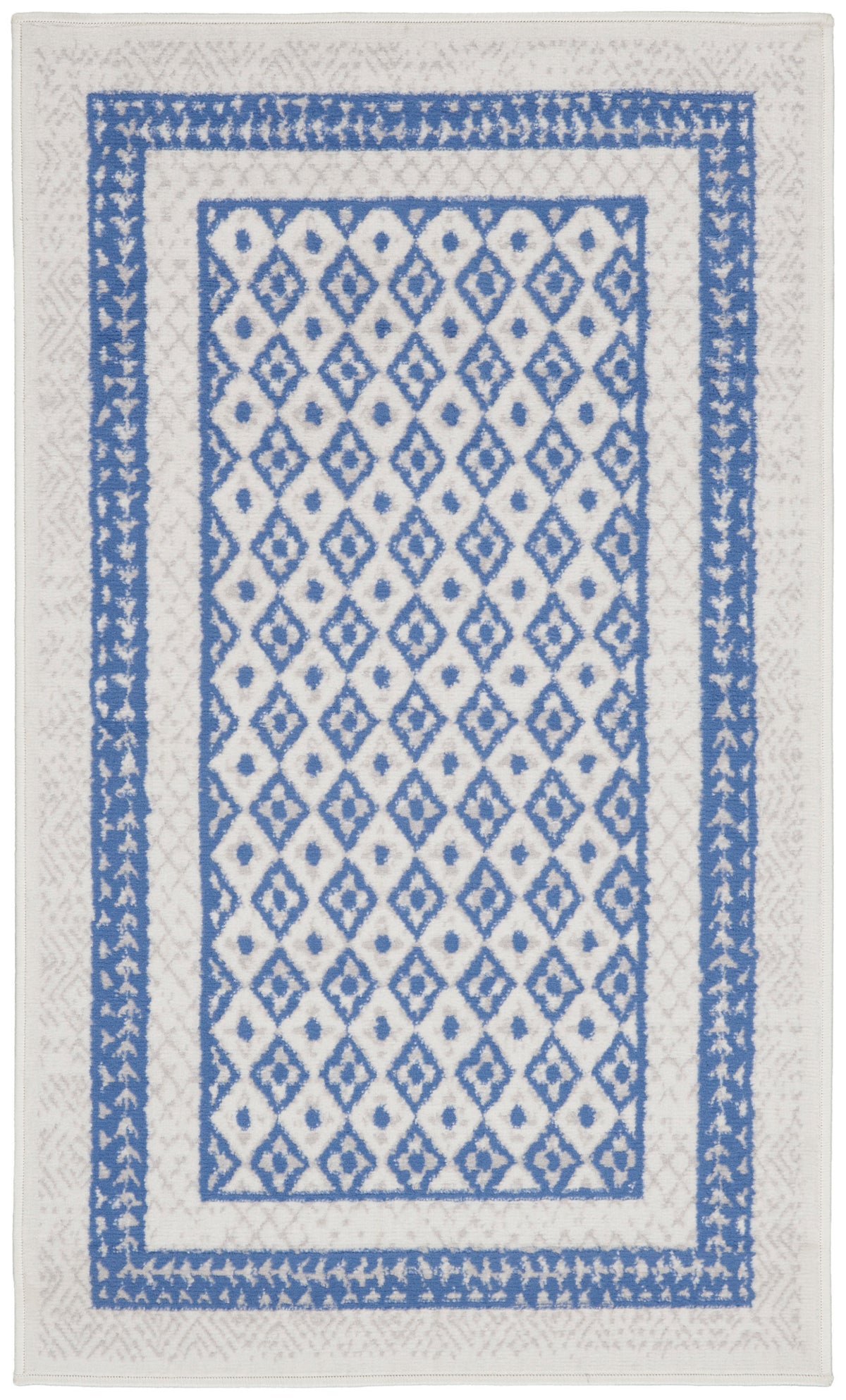 Whimsicle WHS13 Ivory Blue Rug