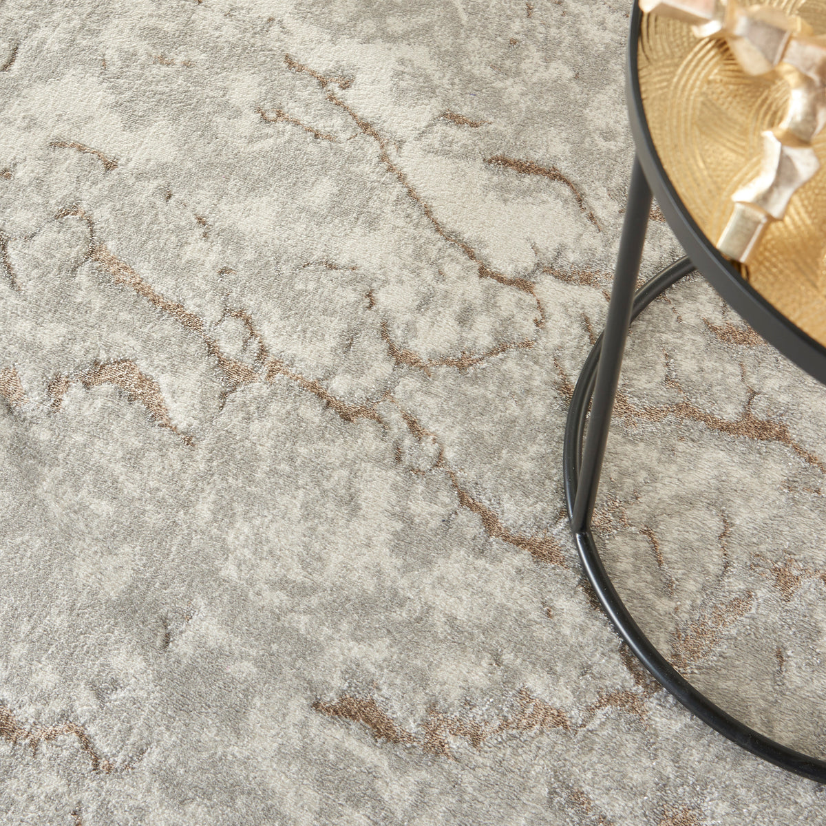 Glow MTL02 Grey Mocha Rug