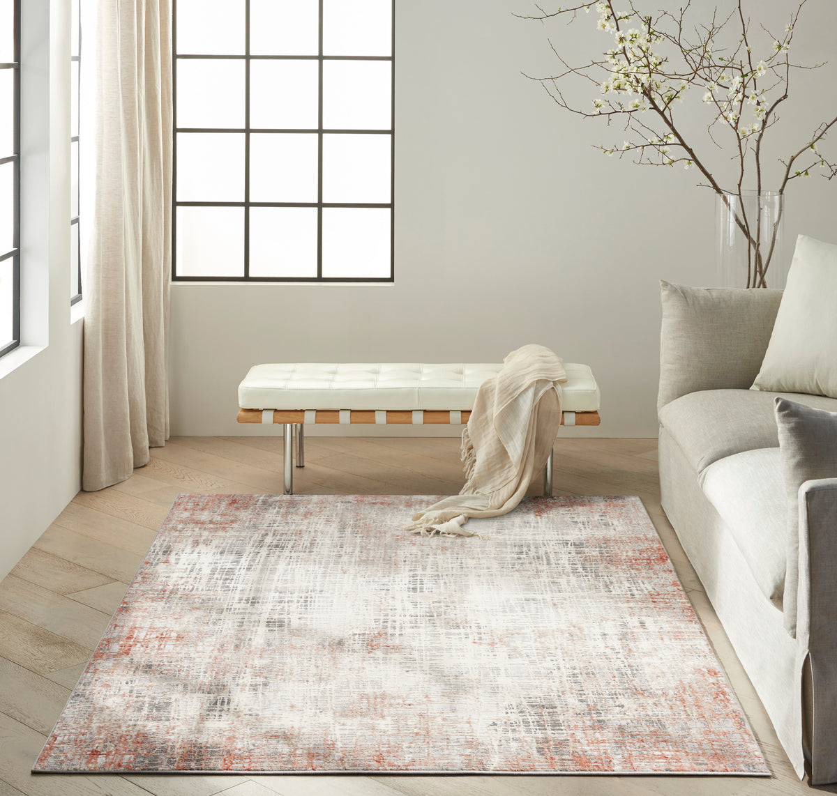 CK022 Infinity IFN01 Rust Multicolor Rug