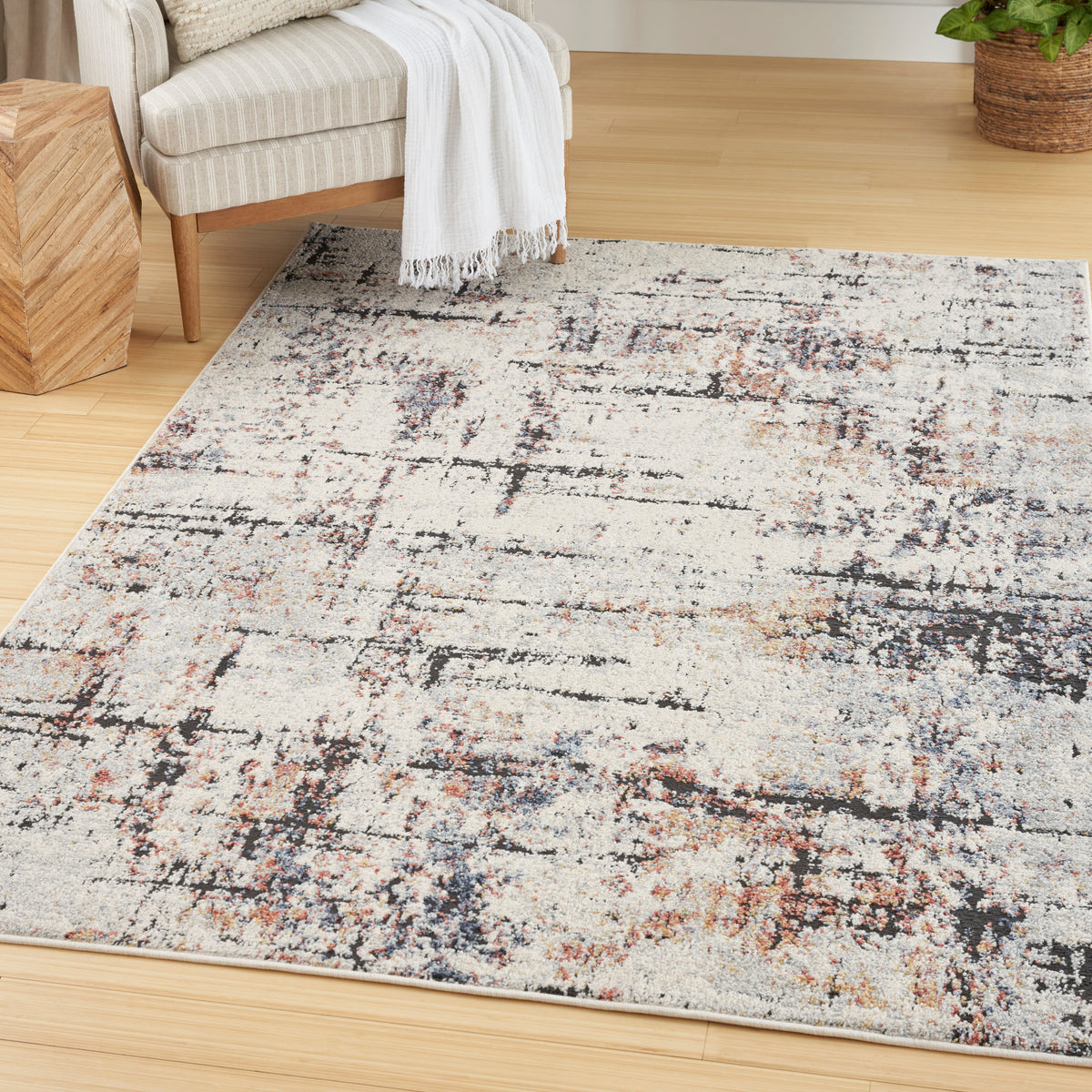 Motion MTT05 Ivory Multicolor Rug