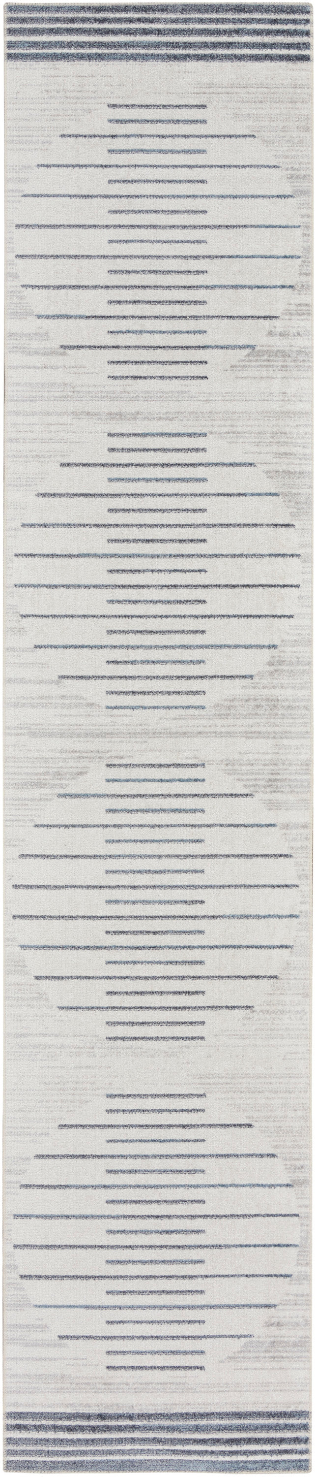 Astra Machine Washable ASW04 Ivory Blue Rug