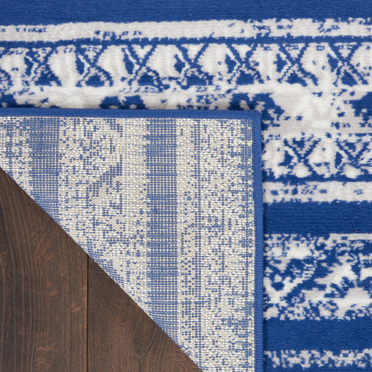 Whimsicle WHS16 Navy Ivory Rug