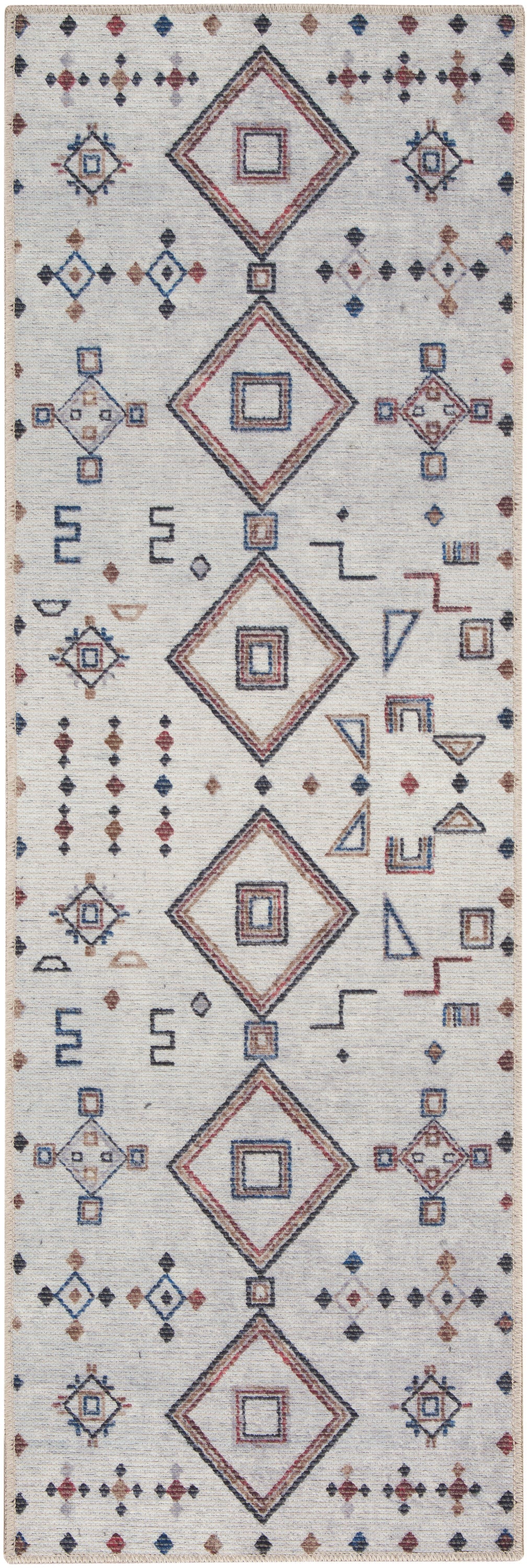 New Concept Washables SR108 Ivory Multicolor Rug