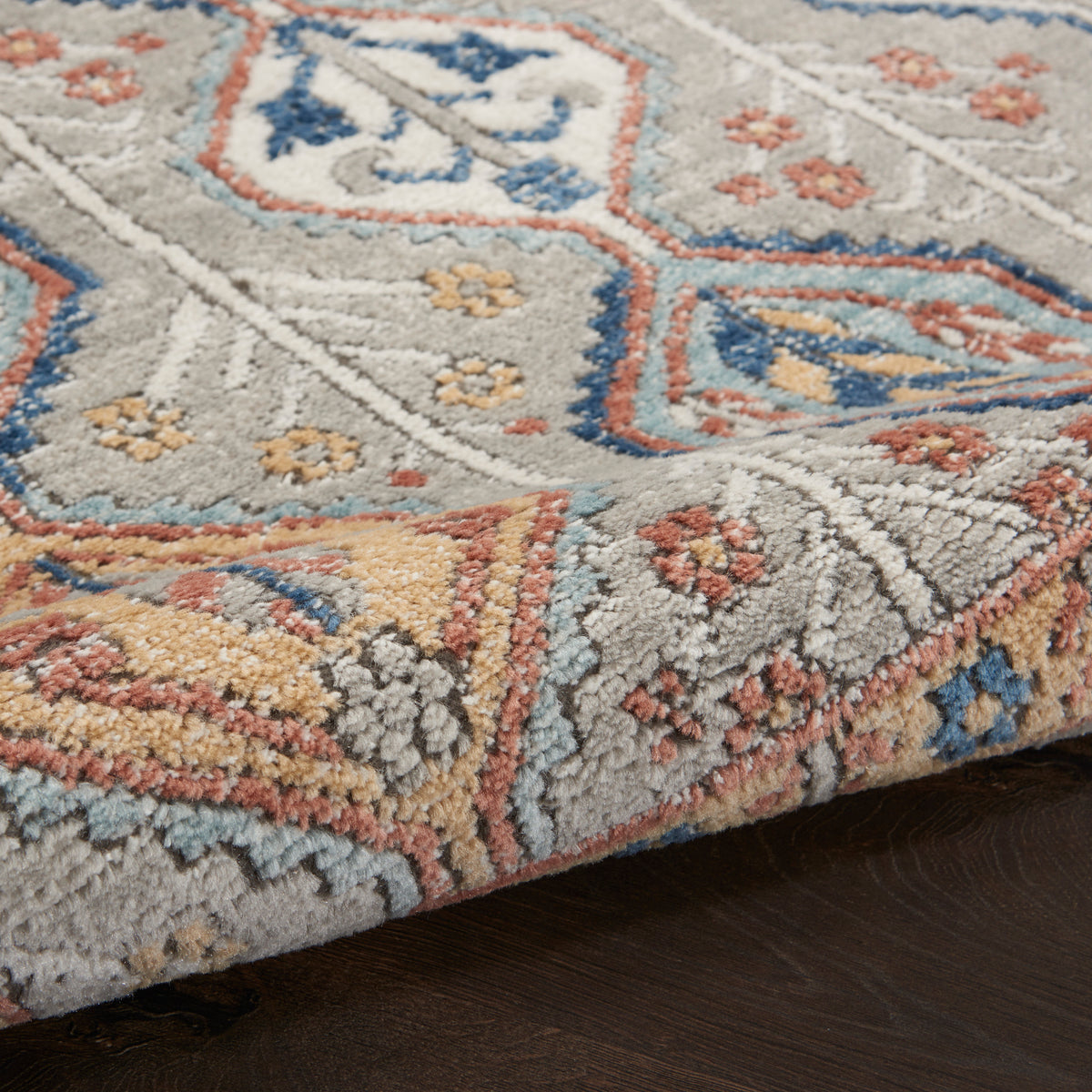 Quarry QUA15 Grey Multicolor Rug