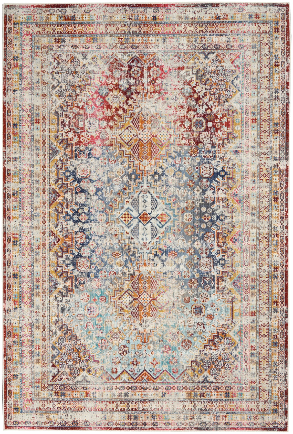 Vintage Kashan VKA09 Multicolor Rug