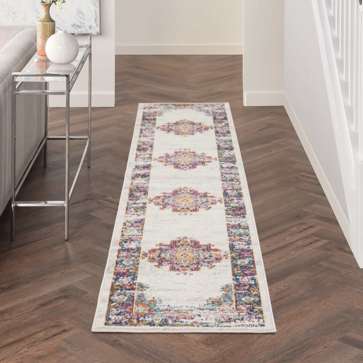 Passion PSN03 Ivory Blue Rug