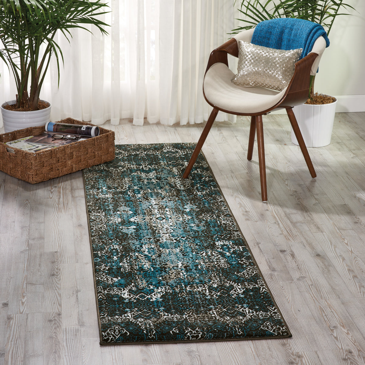 Karma KRM04 Blue Rug